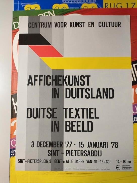 Affichekunst in Duitsland 1978 affiche, Verzamelen, Posters, Ophalen of Verzenden