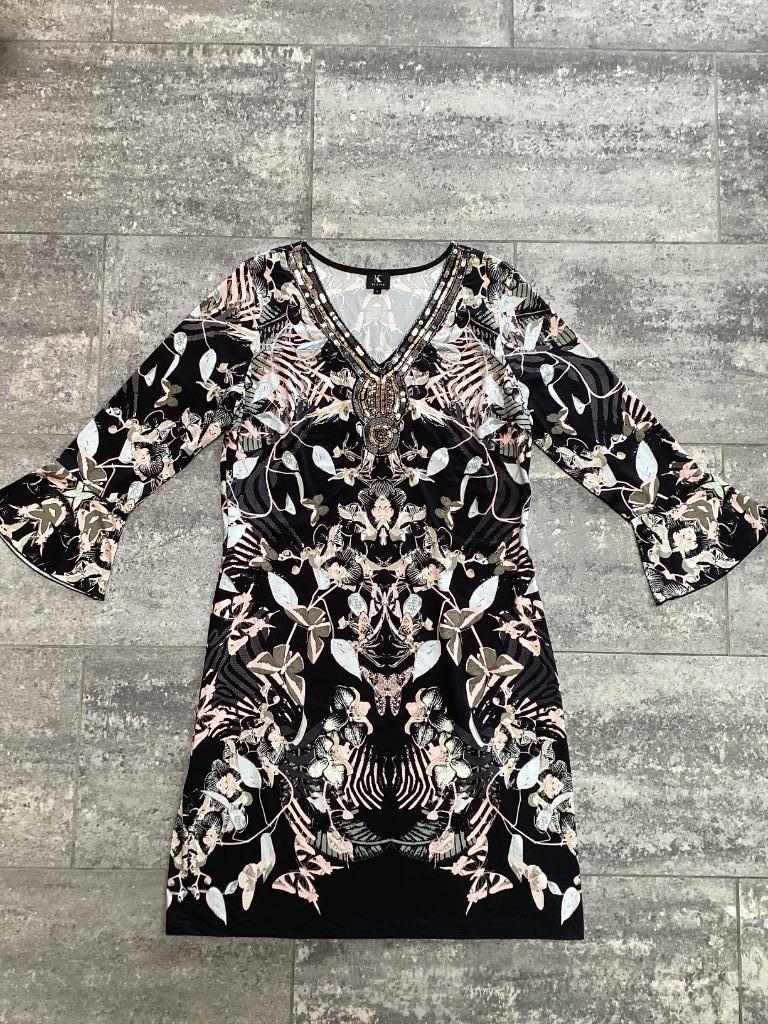 Jurk K-design L, K-design, Zwart, Maat 42/44 (L), Nieuw