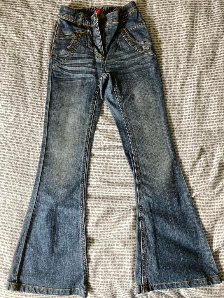 Esprit jeans maat 140 of 10 jaar - als nieuw!, Enfants & Bébés, Vêtements enfant | Taille 140, Comme neuf, Fille, Pantalon, Enlèvement ou Envoi