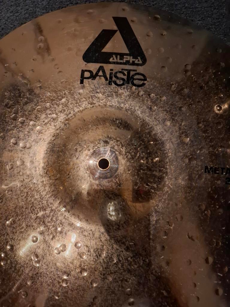 Paiste alpha 20 inch metal ride voor uw drumstel in zgst, Ophalen of Verzenden, Zo goed als nieuw