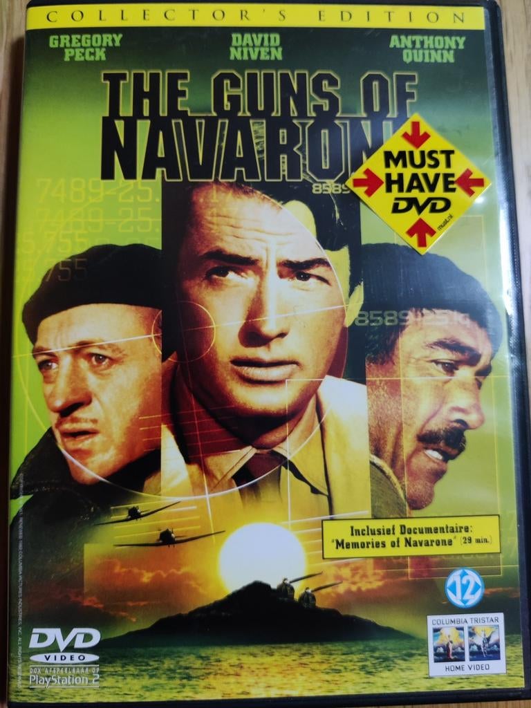 The Guns of Navarone (1961)  (Gregory Peck) DVD, Cd's en Dvd's, Ophalen of Verzenden, Zo goed als nieuw
