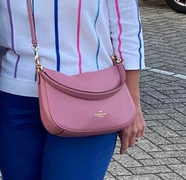 Handtas Coach., Verzenden, Zo goed als nieuw, Roze, Handtas