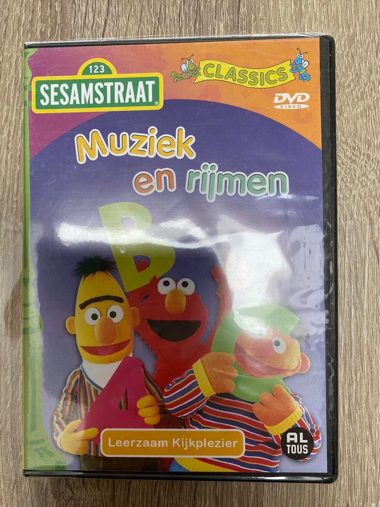 Dvd van sesamstraat, Cd's en Dvd's, Dvd's | Kinderen en Jeugd, Ophalen of Verzenden, Nieuw in verpakking