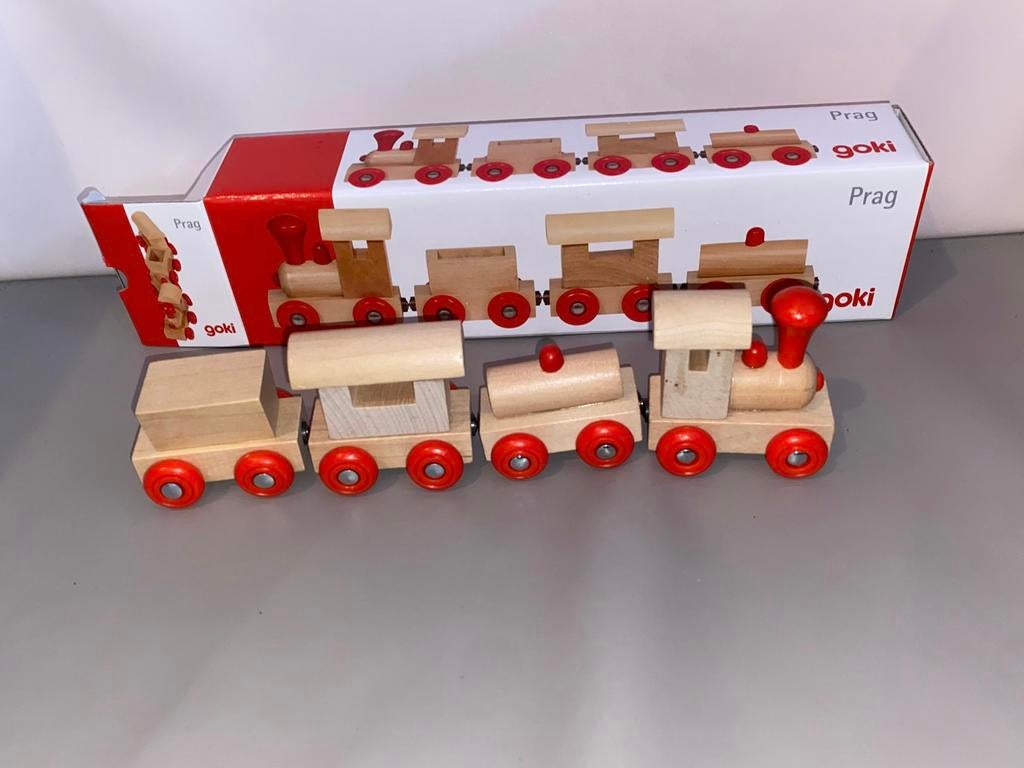 Train en bois Goki, Ophalen of Verzenden, Zo goed als nieuw, Overige typen