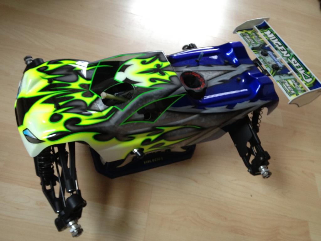1/8 high end Race Mugen MBX-6T+OS Speed VZ-B +veel extra’s, Ophalen, Auto offroad, Zo goed als nieuw, Nitro