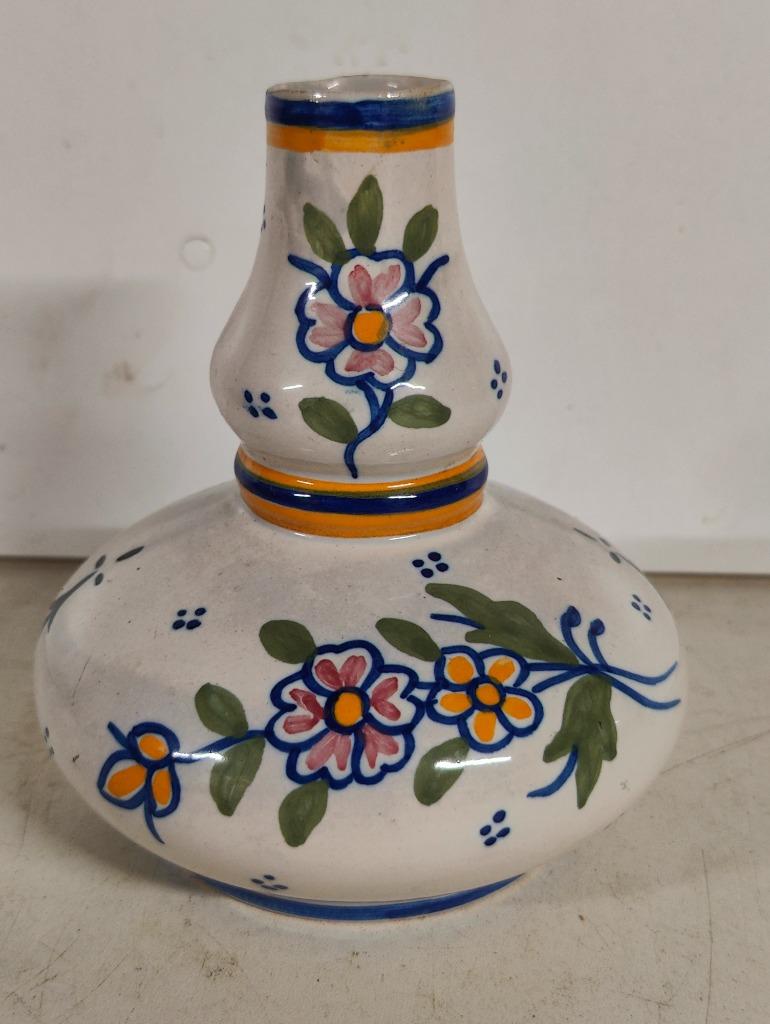 Vintage Quimper vaasje, Antiquités & Art, Antiquités | Céramique & Poterie, Enlèvement ou Envoi