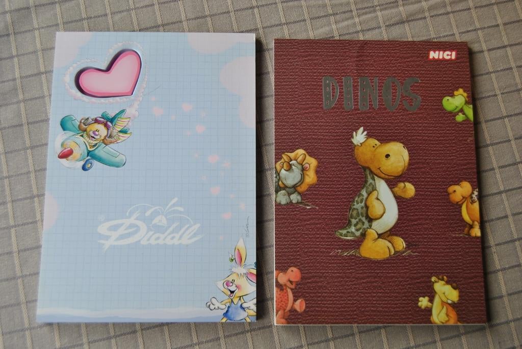 2 schrijfblokken A5 formaat. Diddl en Nici., Verzamelen, Ophalen of Verzenden, Diddl