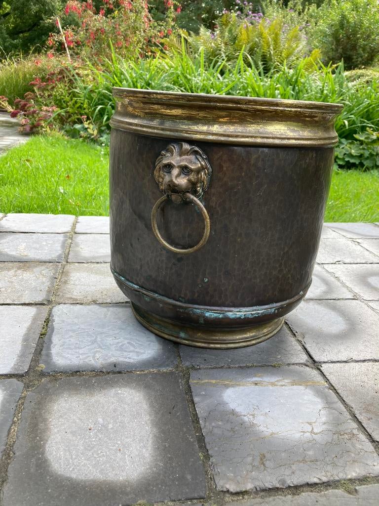 Ancien pot de fleurs, Enlèvement, Utilisé, Rond, Autres matériaux