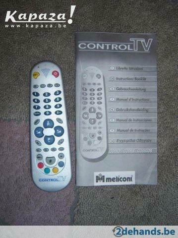 Meliconi control TV afstandsbediening Nieuw, Ophalen of Verzenden, Nieuw