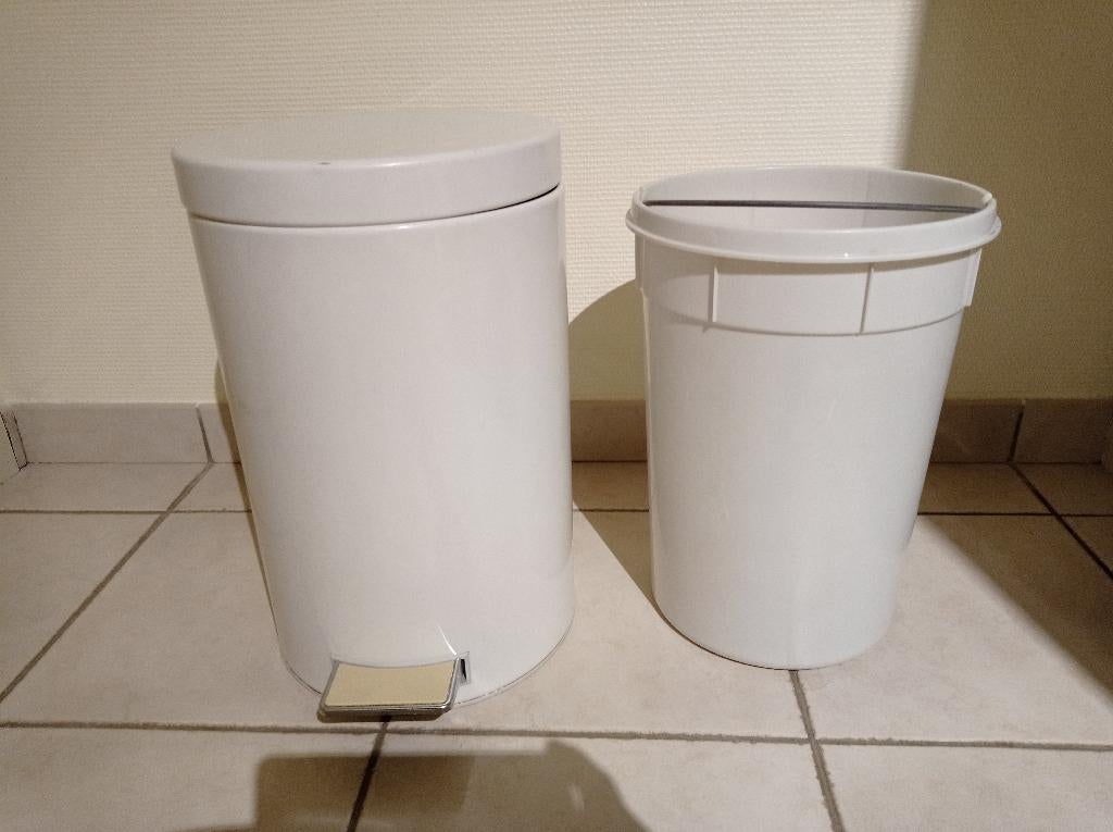 Vuilbak Brabantia 20l, Huis en Inrichting, Ophalen, Met pedaal, Zo goed als nieuw, Metaal