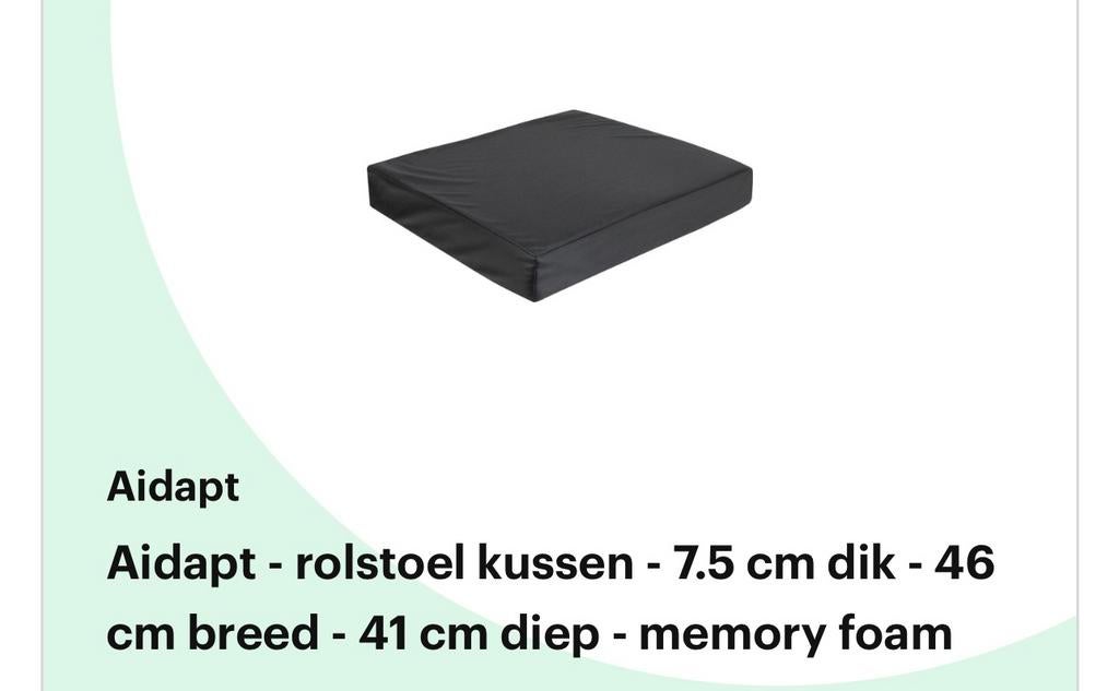 Rolstoel kussen, Ophalen, Zo goed als nieuw