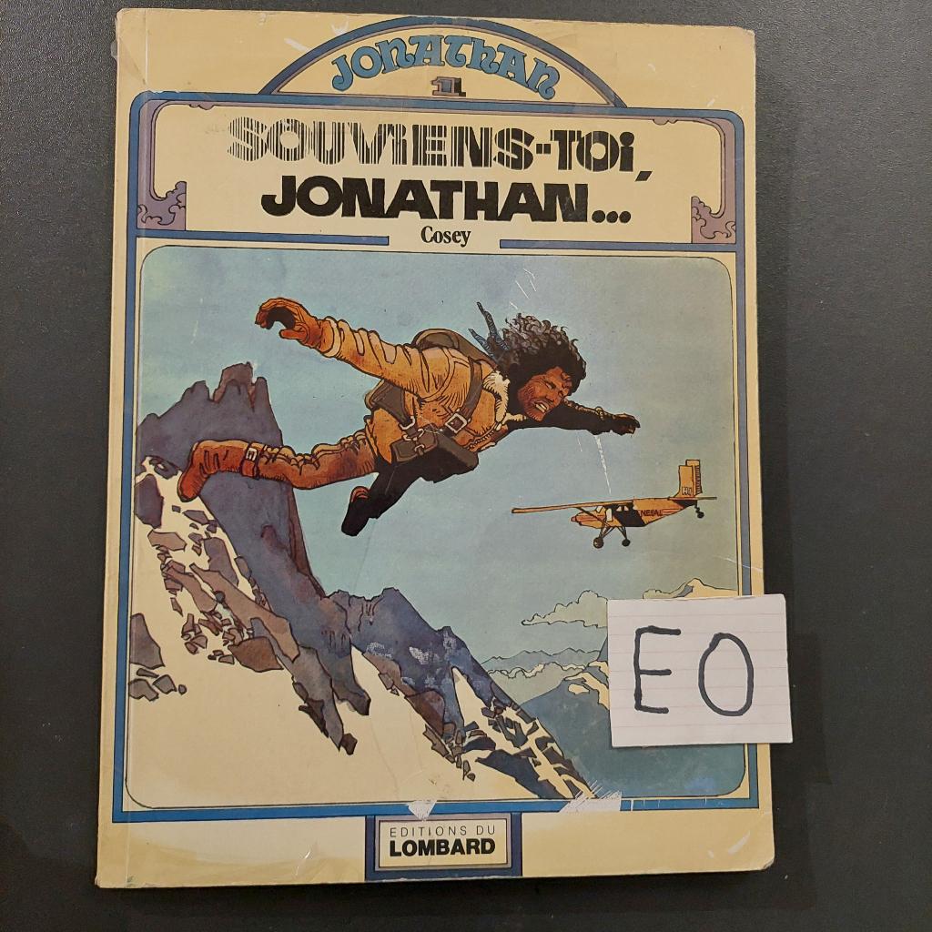 Jonathan 1 - 1è edition - souviens toi - COSEY, Ophalen of Verzenden, Gelezen
