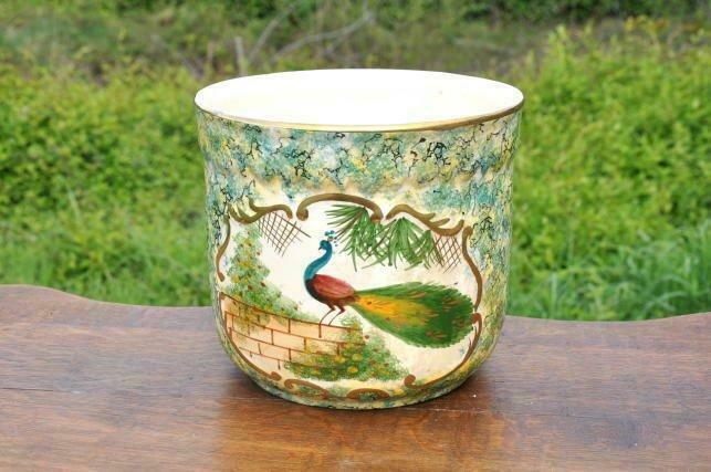 cache pot en faience de saint ghislain, Antiek en Kunst, Ophalen of Verzenden