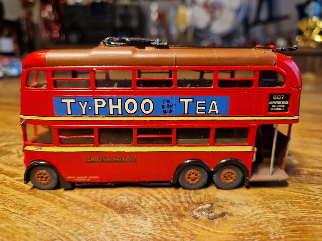 Zeldzame Handmade dubbeldeck bus by Colin Flannery, Ophalen of Verzenden