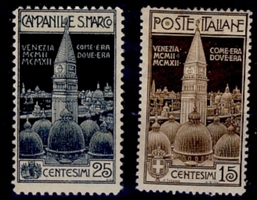 Italie 1912 - n 105 - 106 *, Envoi