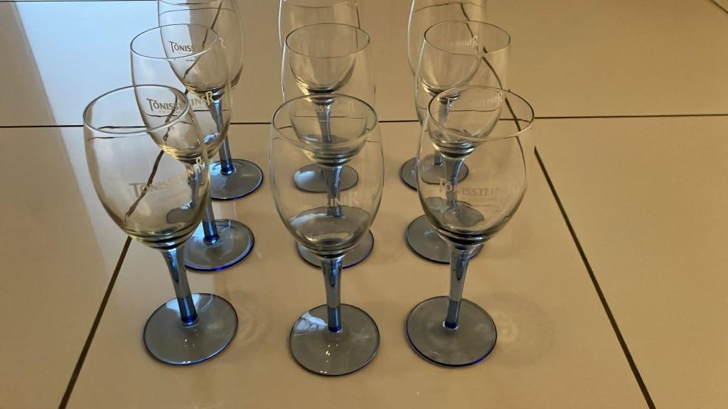 Lot van 9 Tönissteiner glazen, Verzamelen, Ophalen, Zo goed als nieuw