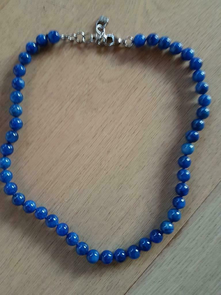 Halsketting 'Twice as nice', Overige voorstellingen, Blauw, Ophalen of Verzenden, Zo goed als nieuw