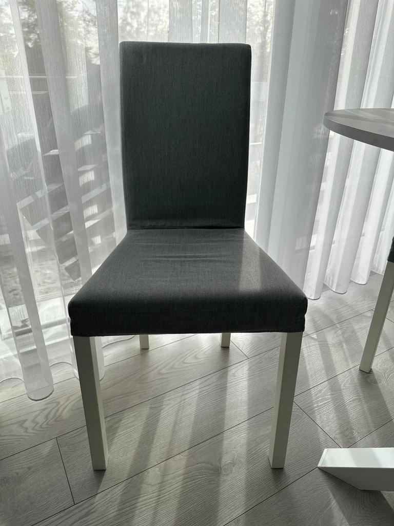 Chaise IKEA KATTIL, Gris, Enlèvement ou Envoi, Tissus, Cinq, Six Chaises ou plus