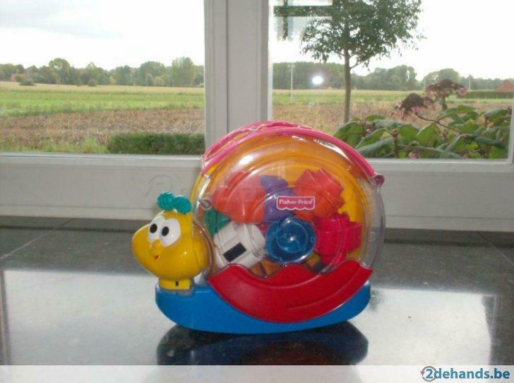 Fisher-Price slak met vormpjes, Kinderen en Baby's, Gebruikt