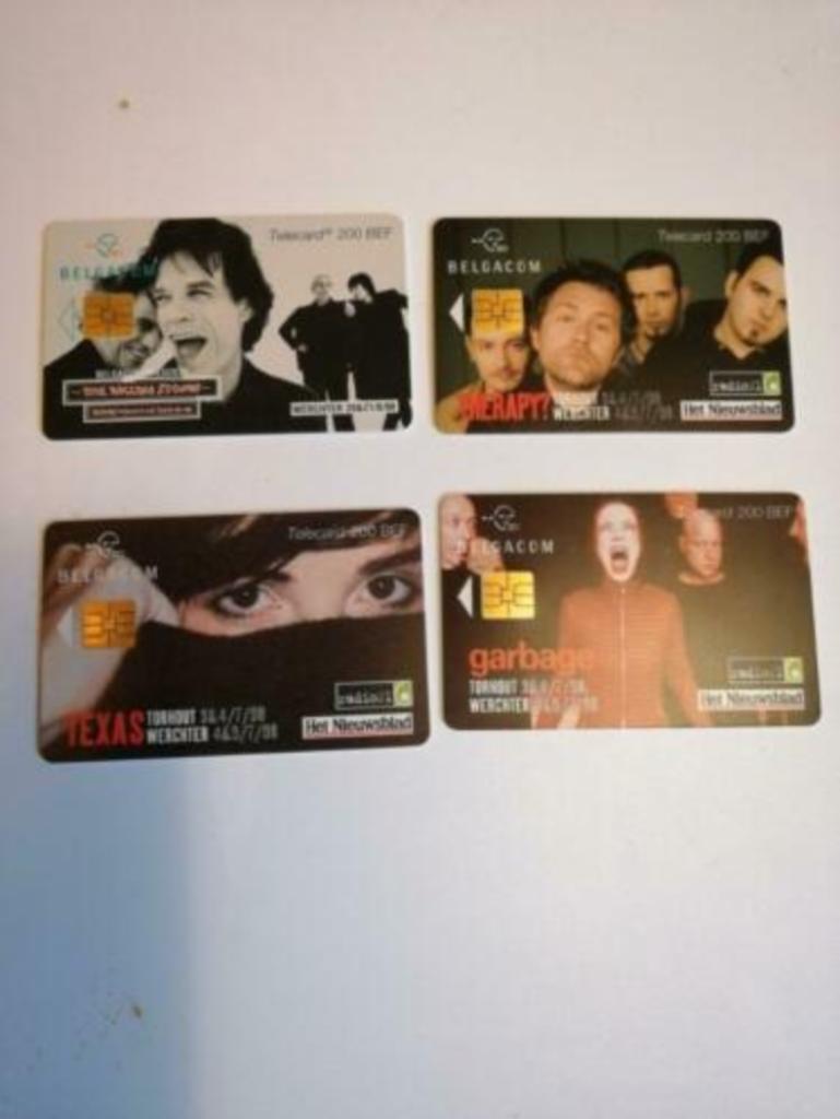 Cartes Belgacom On line with Rock Werchter Rolling Stones, Collections, Enlèvement ou Envoi