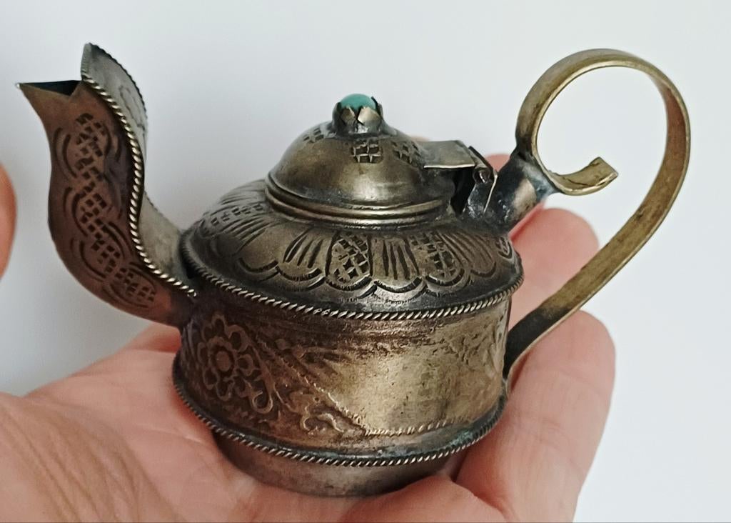 Mini théière tibétaine antique, Enlèvement ou Envoi