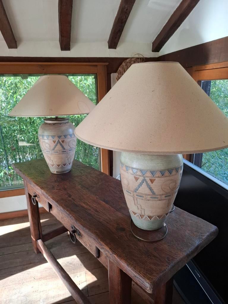 2 schemerlampen, Ophalen