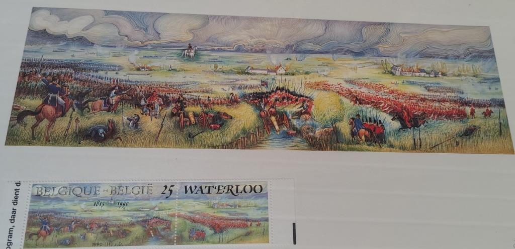 timbre commémoratif Waterloo 1990 Jacques Doppee, Enlèvement ou Envoi, Non oblitéré, Neuf