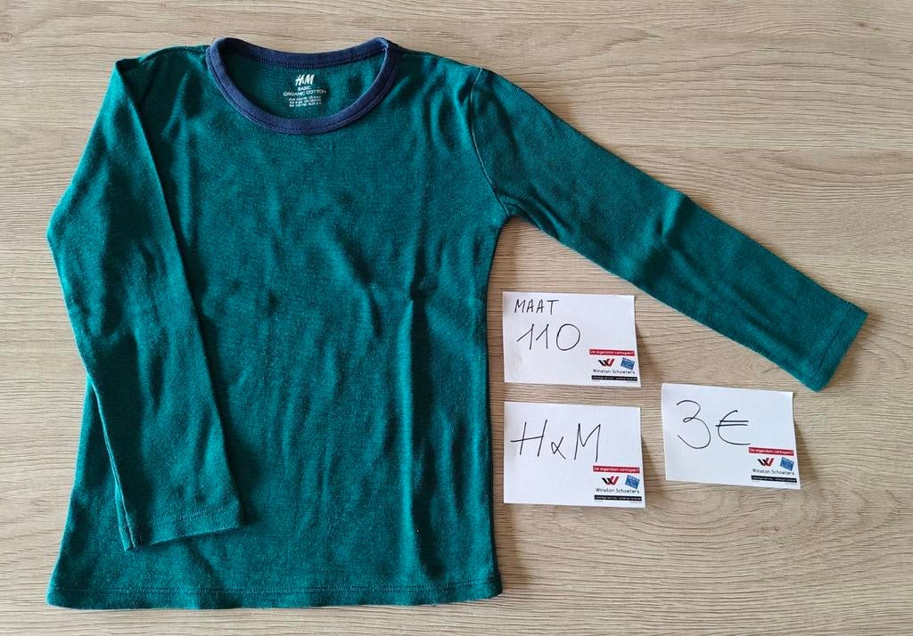 Longsleeve jongen H&M maat 110, Kinderen en Baby's, Kinderkleding | Maat 110, Gebruikt, H&M, Ophalen of Verzenden, Shirt of Longsleeve