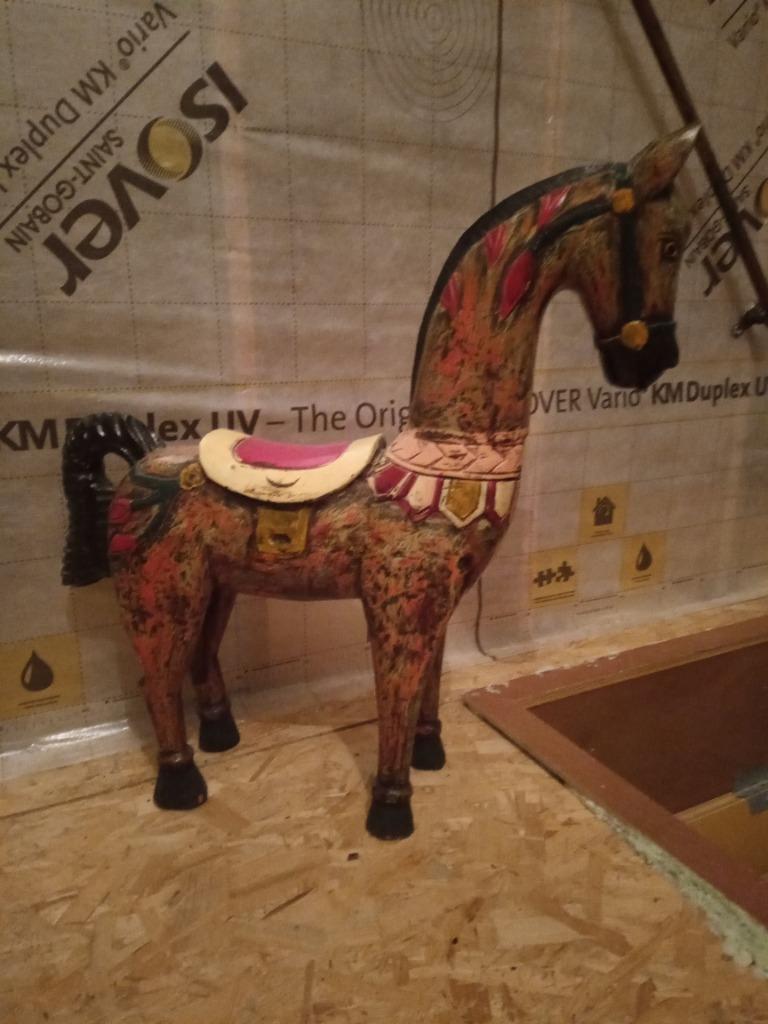 Houten paard, Antiquités & Art, Art | Sculptures & Bois, Enlèvement