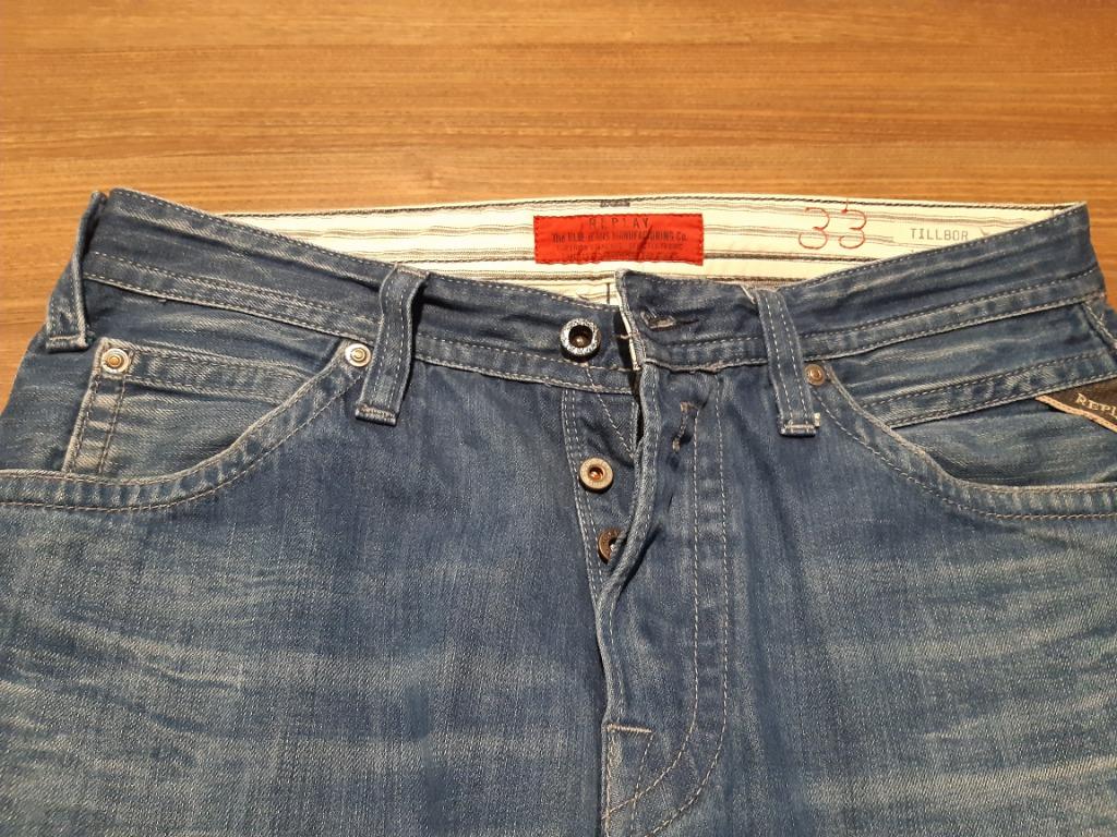 Jeans Replay, Comme neuf, Enlèvement, W33 - W34 (confection 48/50), Bleu