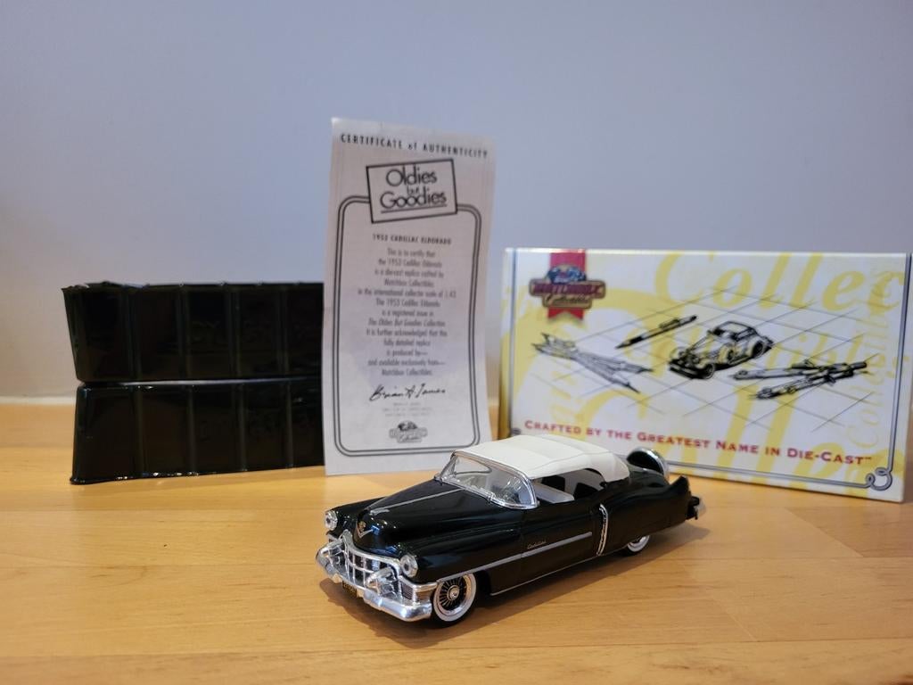Dinky Matchbox 1953 Cadillac Eldorado DYG13-M, Ophalen of Verzenden, Zo goed als nieuw, Auto, Dinky Toys
