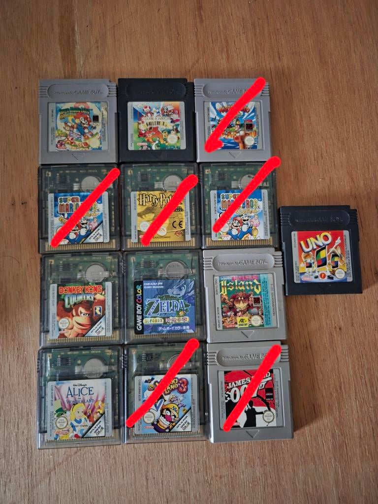 Gameboy Games, Ophalen of Verzenden