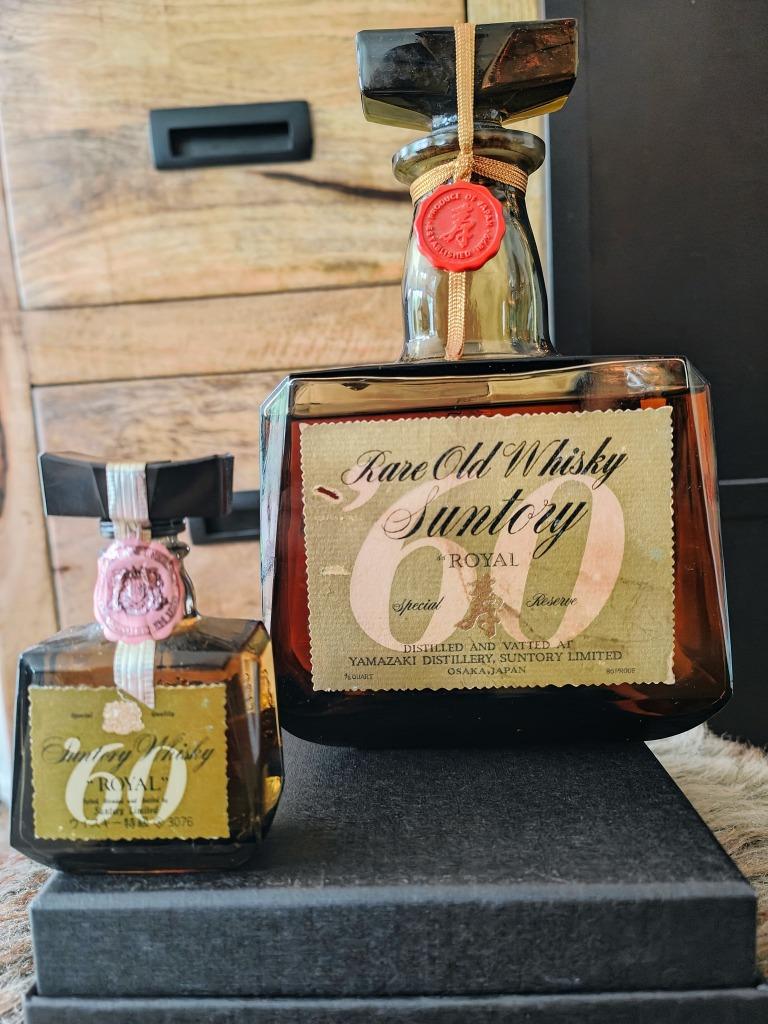 Suntory Royal 60 Whisky Miniatuur 50ml 43% (Yamazaki Distill, Overige gebieden, Overige typen, Nieuw, Ophalen of Verzenden