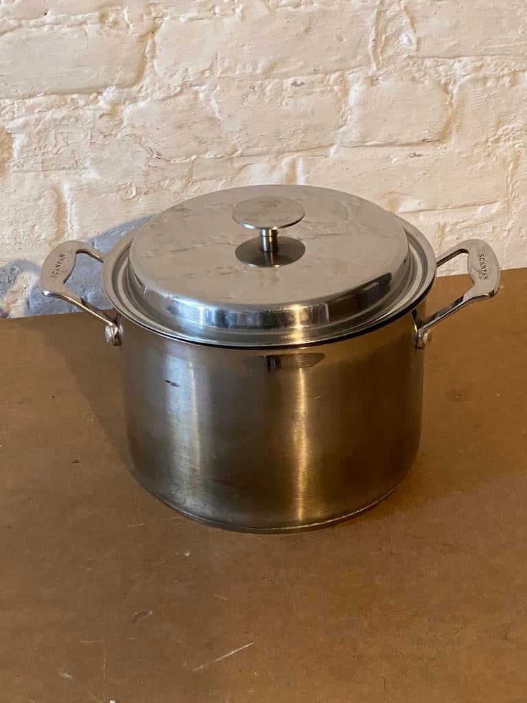Marmite VANSTAHL SCANPAN 25.5 cm de diamètre., Enlèvement, Utilisé, Inox