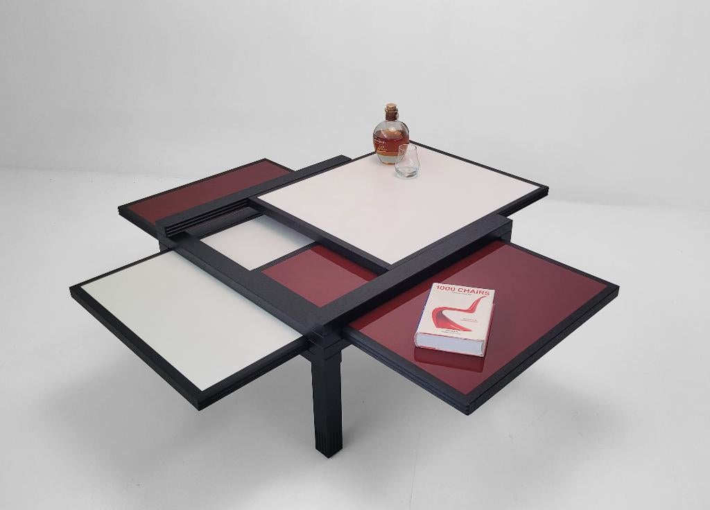 Hexa salontafel –  Vuarnesson voor Bellato, Frankrijk, 1980s, Gebruikt, Minder dan 50 cm, Rechthoekig, 50 tot 100 cm