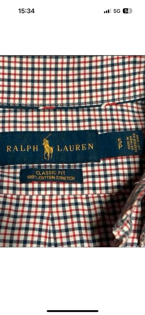 2 chemises Ralph Lauren XS, Enlèvement ou Envoi, Comme neuf