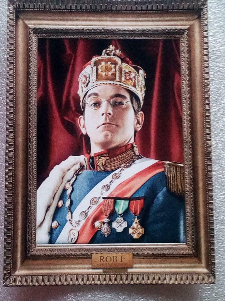 2 postkaarten uit Robland van ROB I, Koning der Robianen!, Envoi, 1980 à nos jours, Non affranchie, Stars et Célébrités