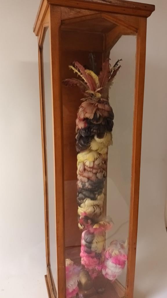 Vitrine kast boogschutter gilde, Ophalen