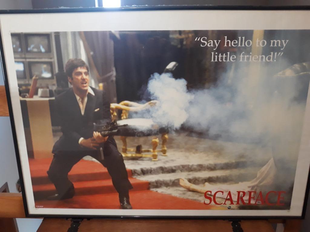 Affiche SCARFACE  101X71, Enlèvement, Comme neuf, Synthétique
