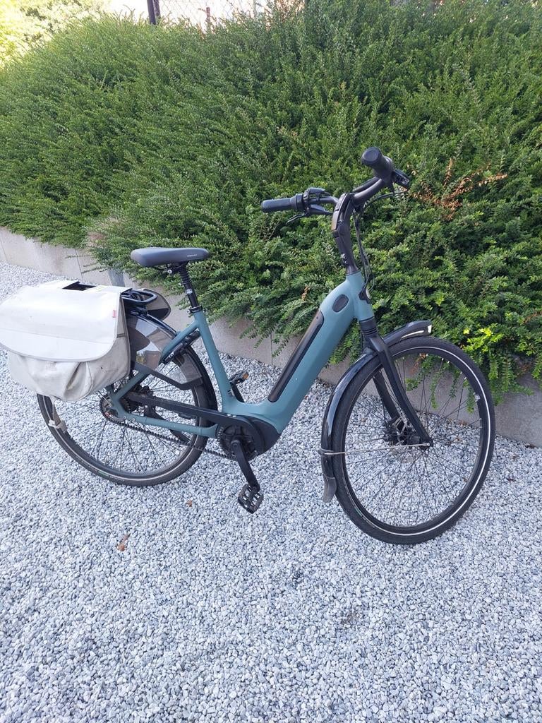 Gazelle Grenoble C5 petrol-blue 6/2024, Fietsen en Brommers, Elektrische fietsen, Zo goed als nieuw, Gazelle, Ophalen