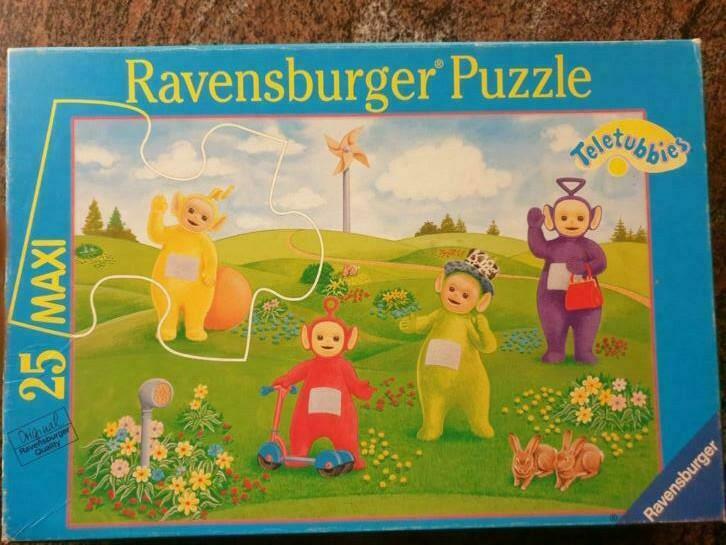 Ravensburger puzzel Teletubbies Maxi, Ophalen of Verzenden, 10 tot 50 stukjes, Zo goed als nieuw