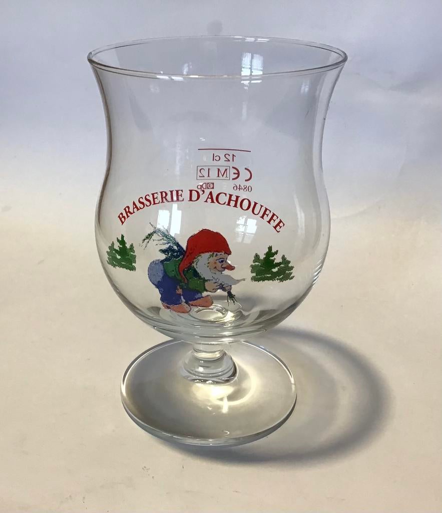 Bierglas proefglas D ‘ Achouffe 12 cl, Verzamelen, Ophalen, Zo goed als nieuw