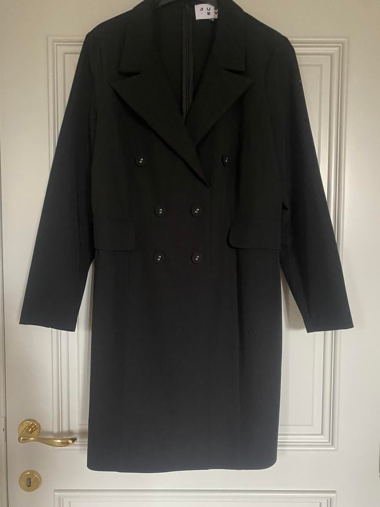 Zwarte blazerjurk Just Eve 42, Kleding | Dames, Just Eve, Zwart, Maat 42/44 (L), Ophalen of Verzenden