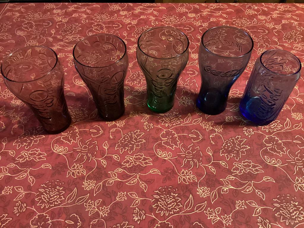 5 verres Coca-Cola, Enlèvement, Comme neuf