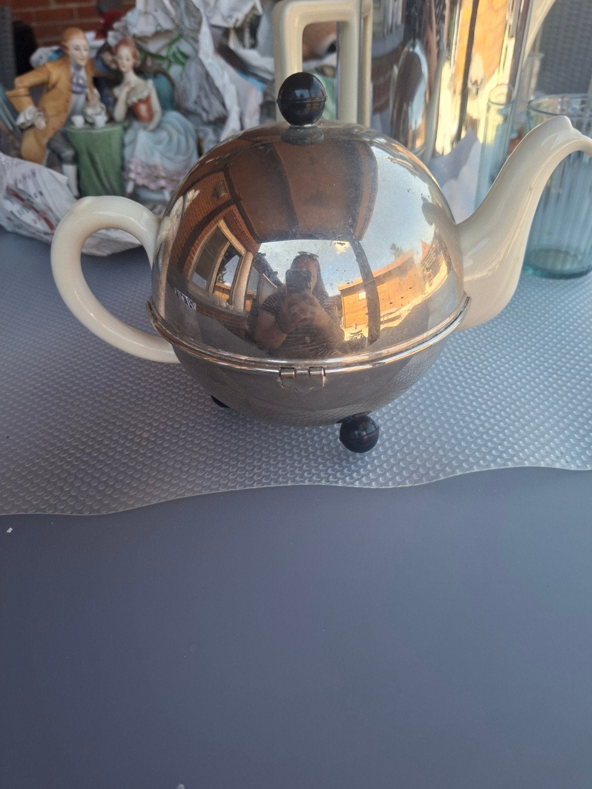 Vintage Art Deco WMF & Bauscher Weiden Isolatie-Theepot (ca., Antiek en Kunst, Ophalen
