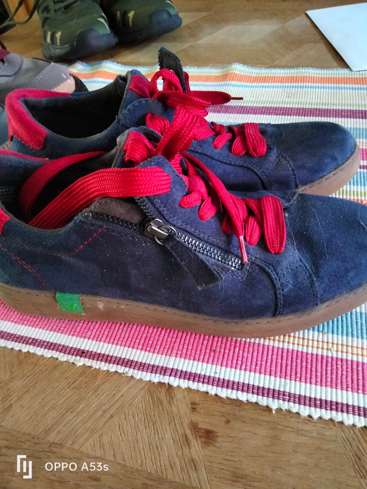 Baskets dame 41 janna bleu/rouge, Enlèvement ou Envoi, Comme neuf, Chaussures