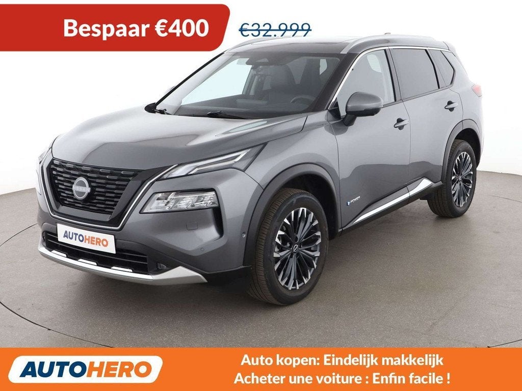 Nissan X-Trail 1.5 VC-T e-POWER Acenta (bj 2025, automaat), Gebruikt, Zwart, Lichtsensor, Leder
