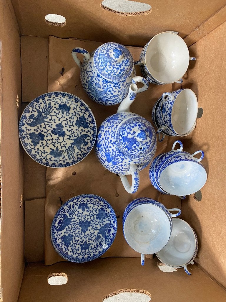 antiek koffieservies Japan, Ophalen