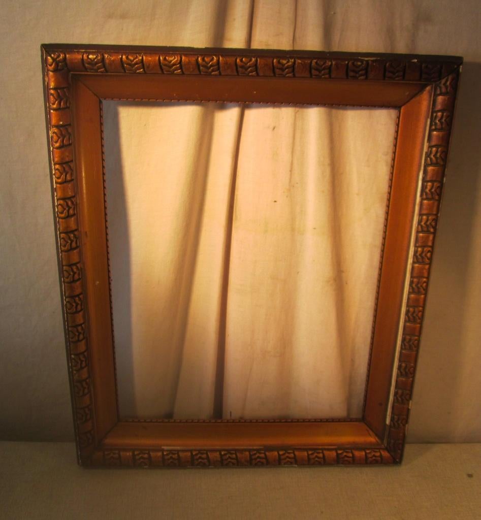 Magnifique cadre en bois doré antique, 61 x 51 x 50 x 40, Enlèvement ou Envoi, Comme neuf, Bois