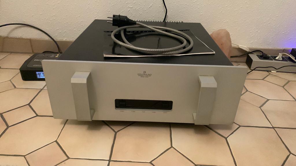 Goldmund mimesis 8 eindversterker, Audio, Tv en Foto, Ophalen of Verzenden, Zo goed als nieuw